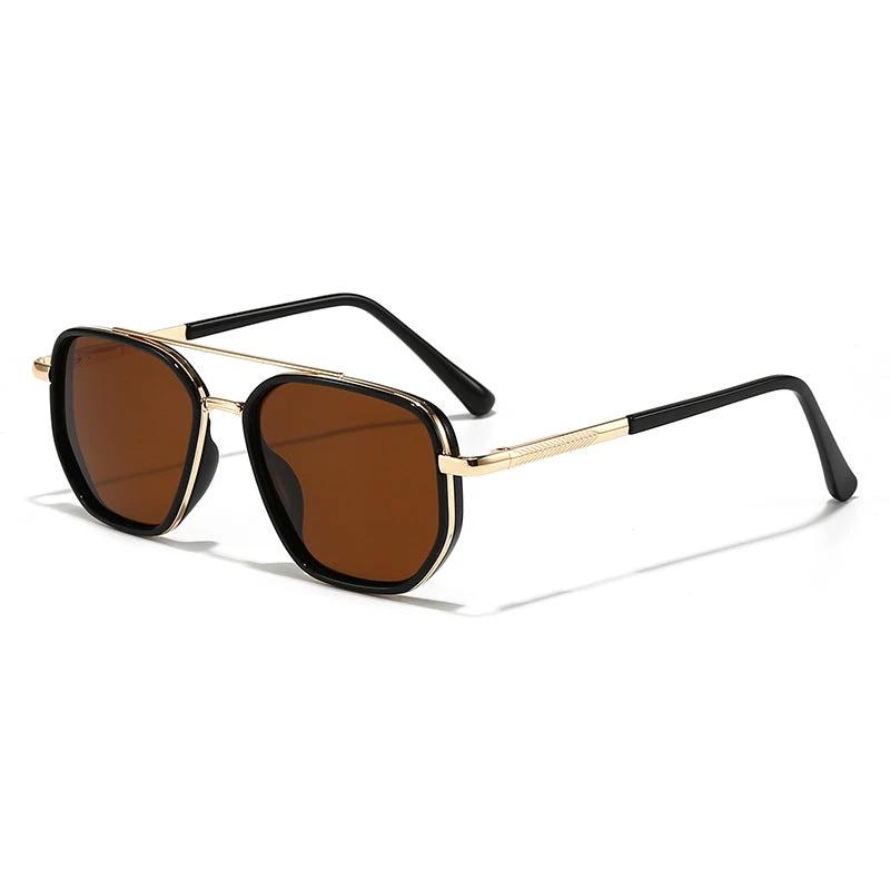 Men's UV-Protective Metal Sunglasses by GJG Denim