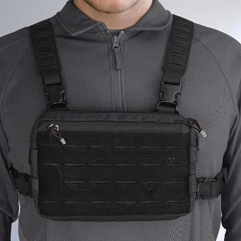 Men's Outdoor Tactics Vest Jacket Bag by GJG Denim