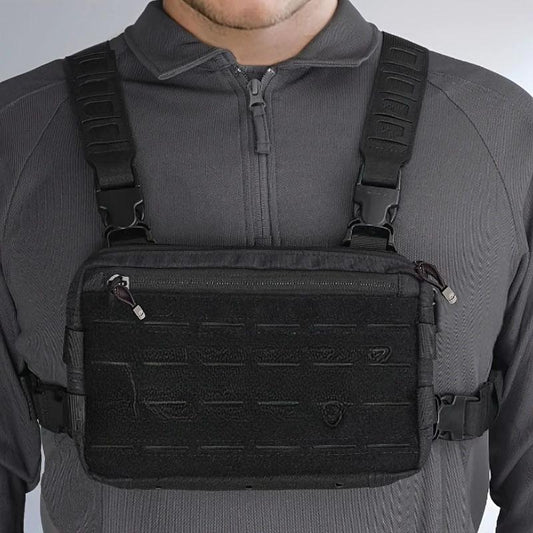Men's Outdoor Tactics Vest Jacket Bag by GJG Denim