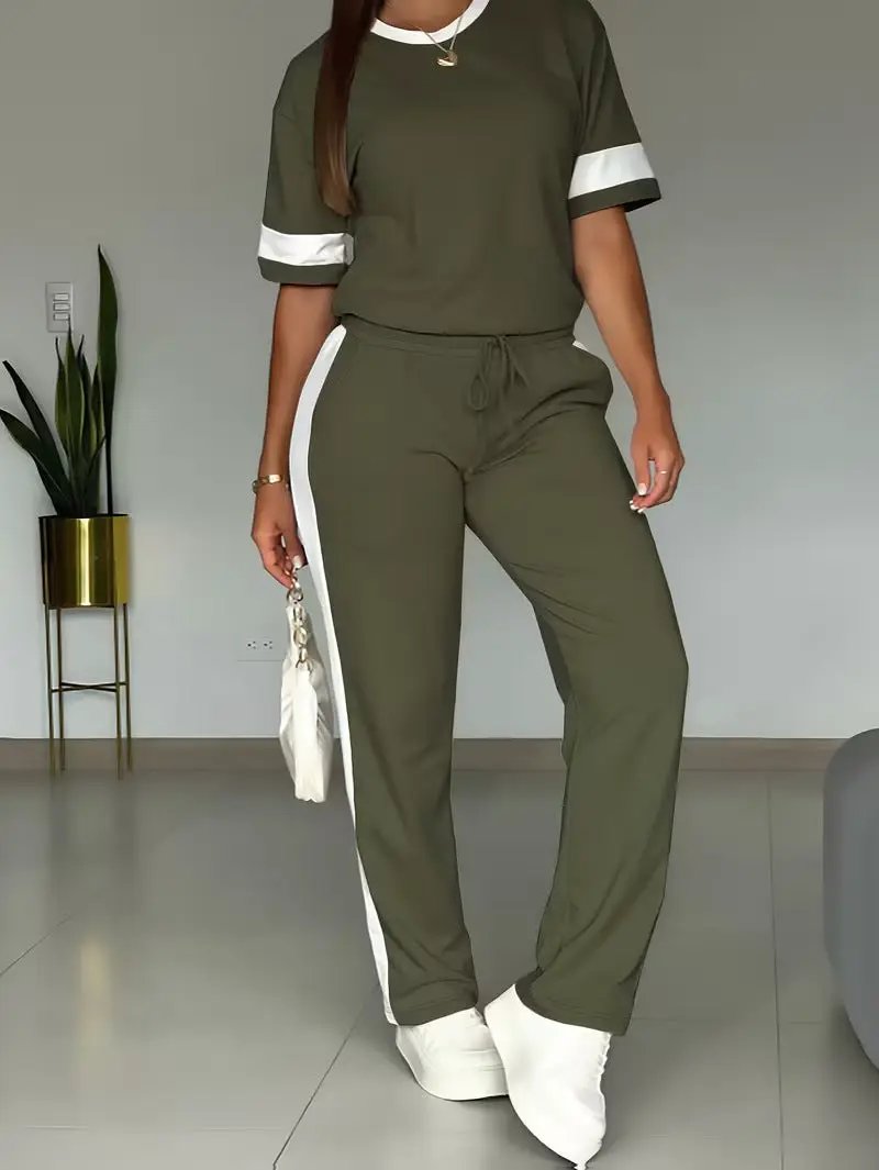 Color-contrast Outfit set by GJG Denim