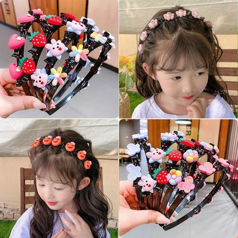 Girls' Clip Hair Accessories Crushed Hair Headband by GJG Denim