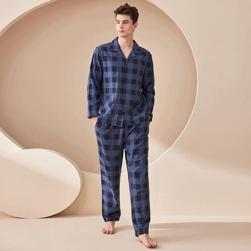 Men's Thickened Cotton Pajamas by GJG Denim