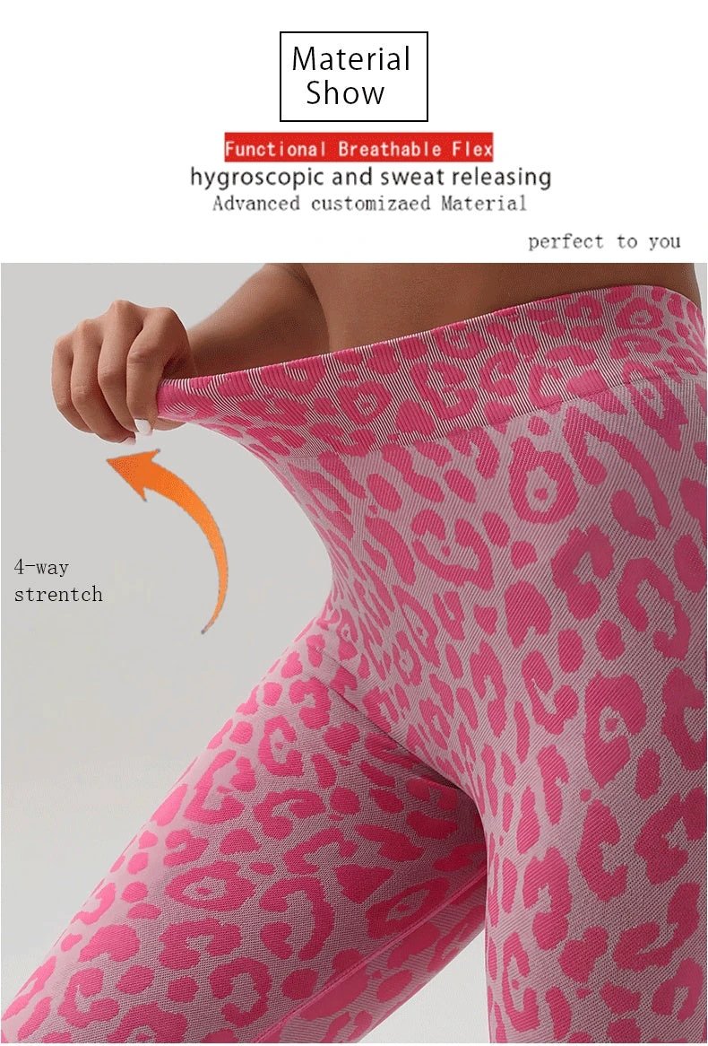 Leopard Print Yoga Pants by GJG Denim