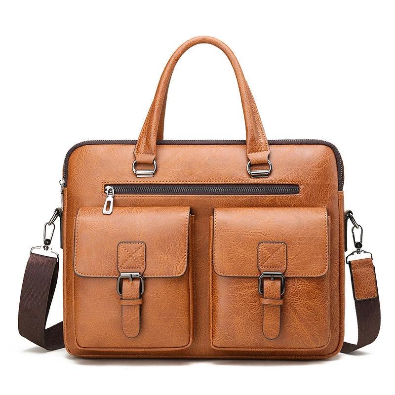 Men's Laptop Briefcase by GJG Denim