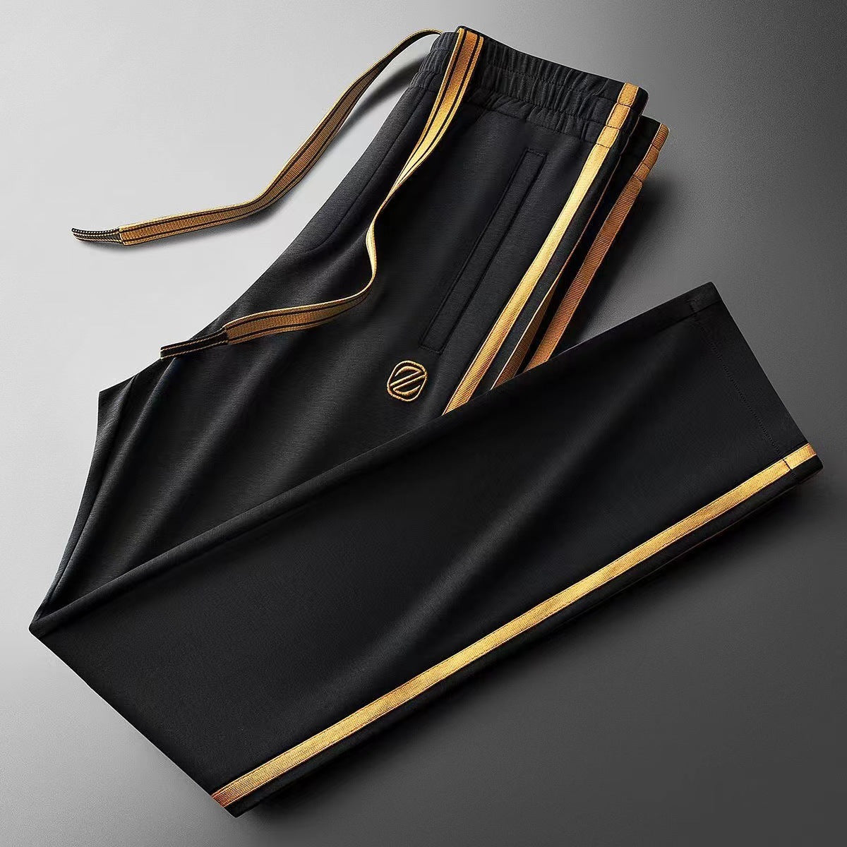 Side Stripes Slim-fit Casual Style Track Pants For Men by GJG Denim