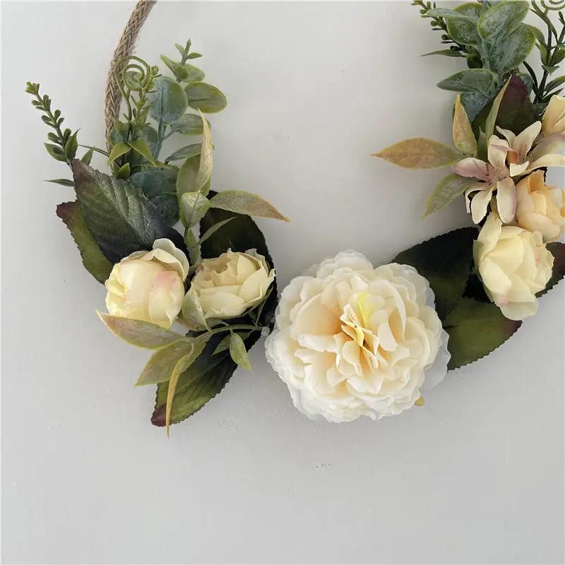 Hanging Rose Garland by GJG Denim