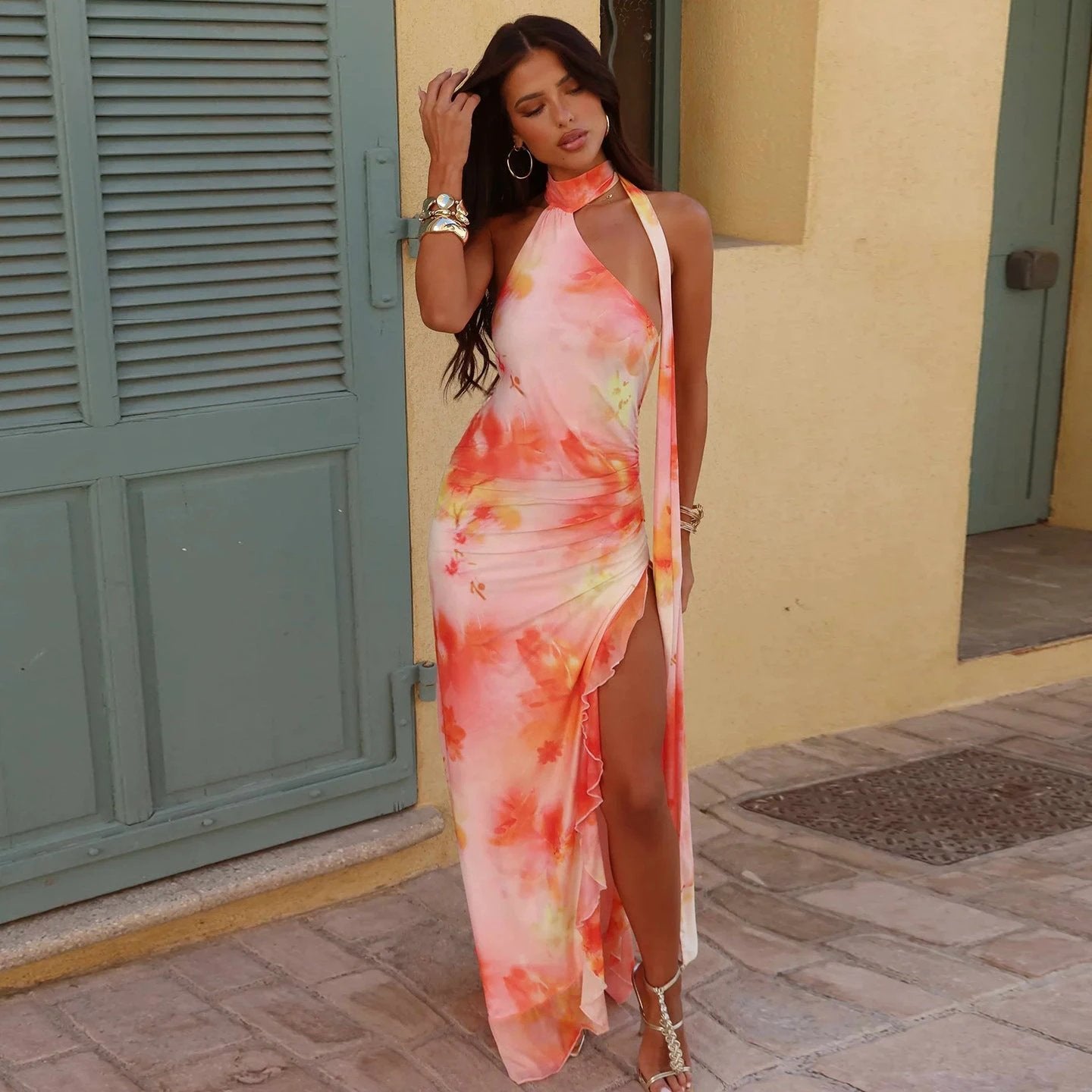 Seaside Ribbon Dress by GJG Denim
