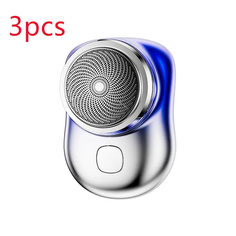 Mini Portable Face Cordless Shavers Rechargeable USB Electric Shaver Wet & Dry Painless Small Size Machine Shaving For Men by GJG Denim