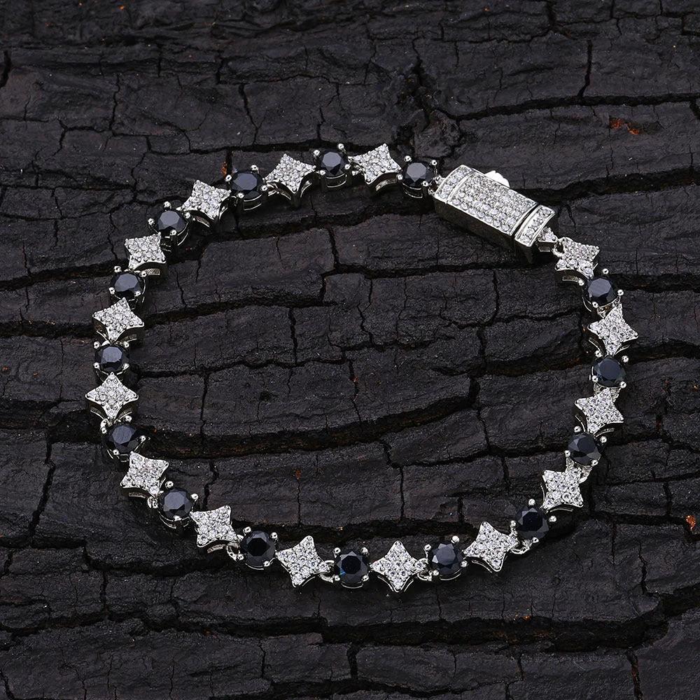 Men's Star Zircon Bracelet by GJG Denim