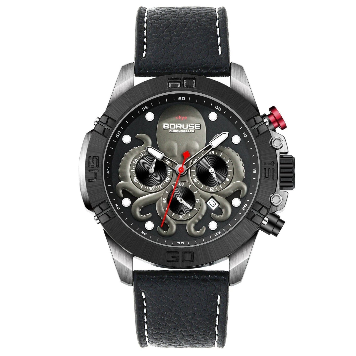 Men's Octopus Waterproof Luminous Quartz Watch by GJG Denim