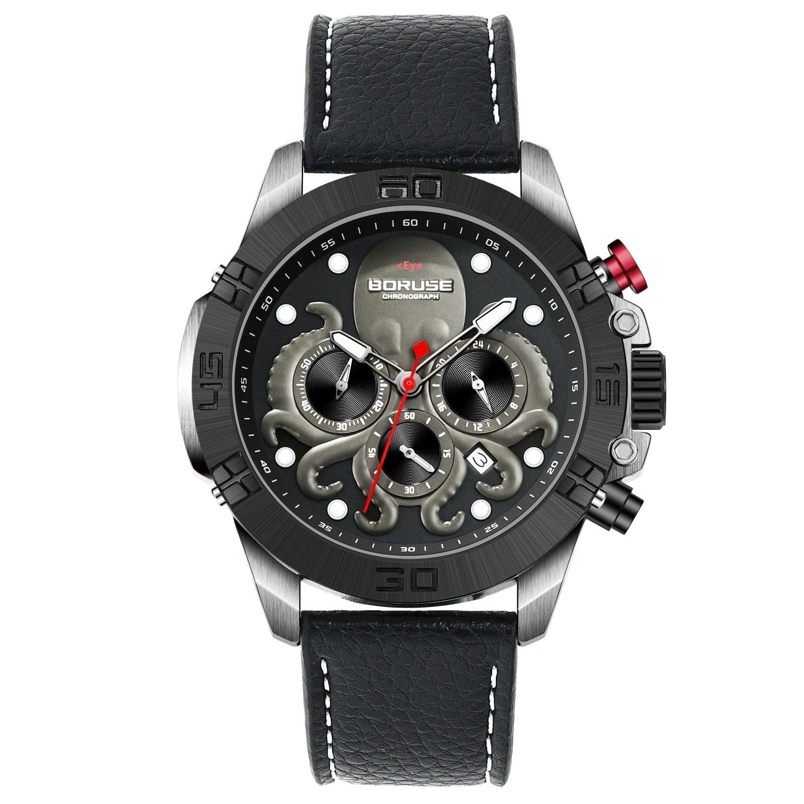 Men's Octopus Waterproof Luminous Quartz Watch by GJG Denim