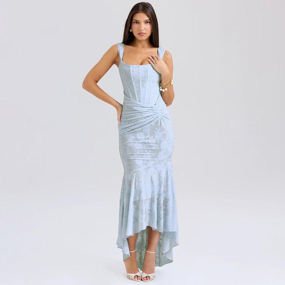 Mozision Off-shoulder Backless Sexy Evening Dress For Women Purple Sleeveless Strapless Ruched Bodycon Club Party Dress by GJG Denim