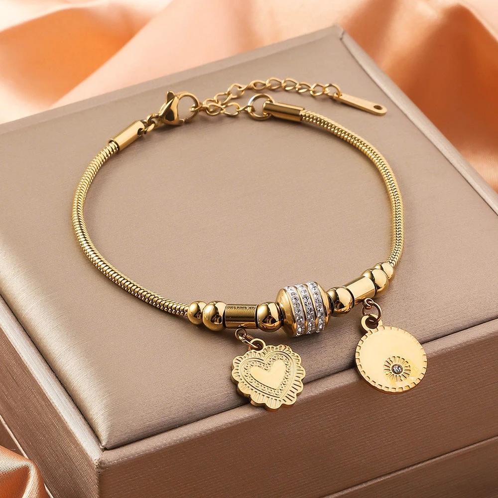 Stainless Steel Bracelet 18K Vacuum Plating by GJG Denim