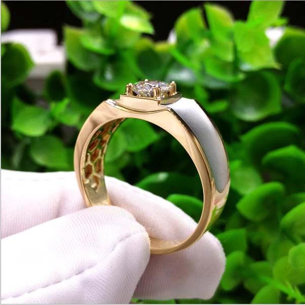 Gold-Plated Men's Ring by GJG Denim