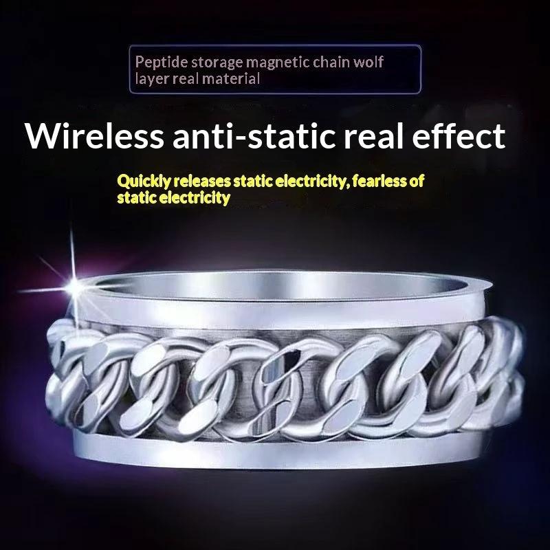 Men's Chain Style Ring by GJG Denim