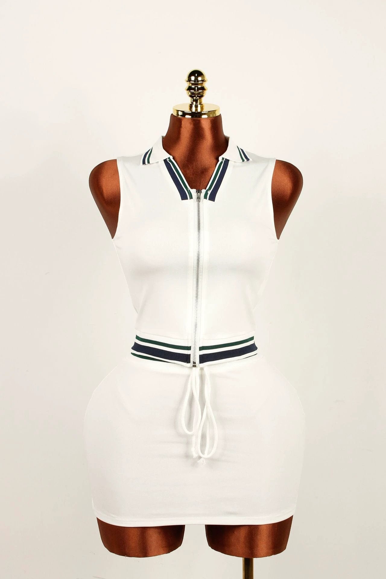 Women's Sporty Casual Shirt With A Collar Paired With A Skirt Or Pants by GJG Denim