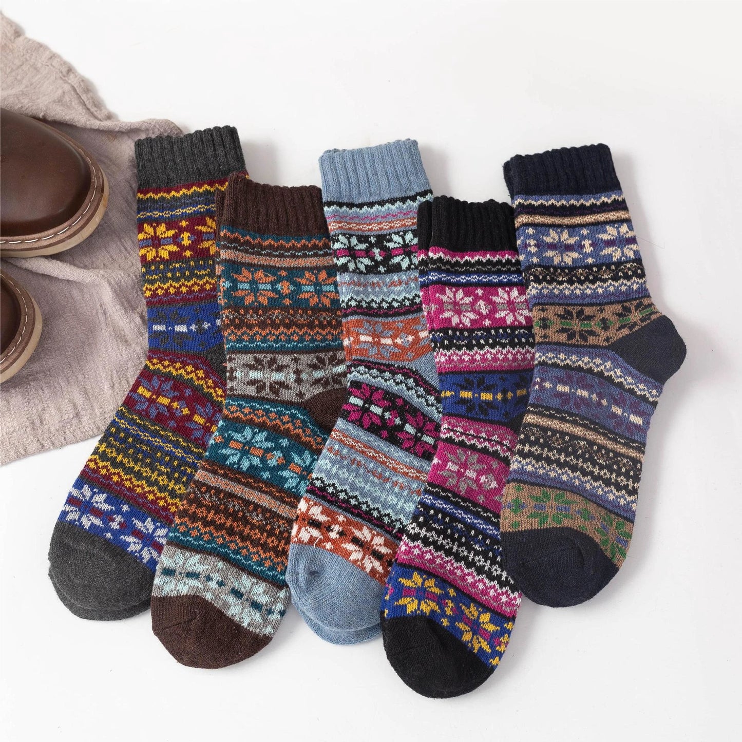 Men's Socks Vintage Style Wool Socks by GJG Denim