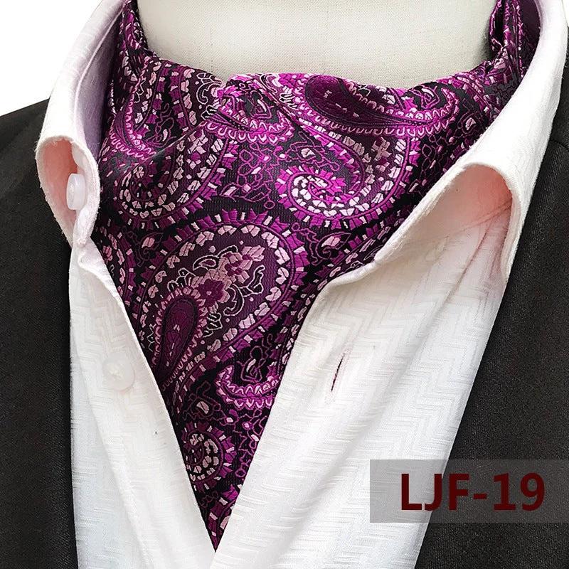 Men's Jacquard Polyester Scarf by GJG Denim