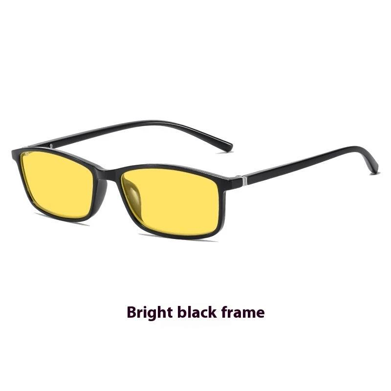 New Retro Small Frame Night Vision Anti-Blue Ray Plain Glasses by GJG Denim