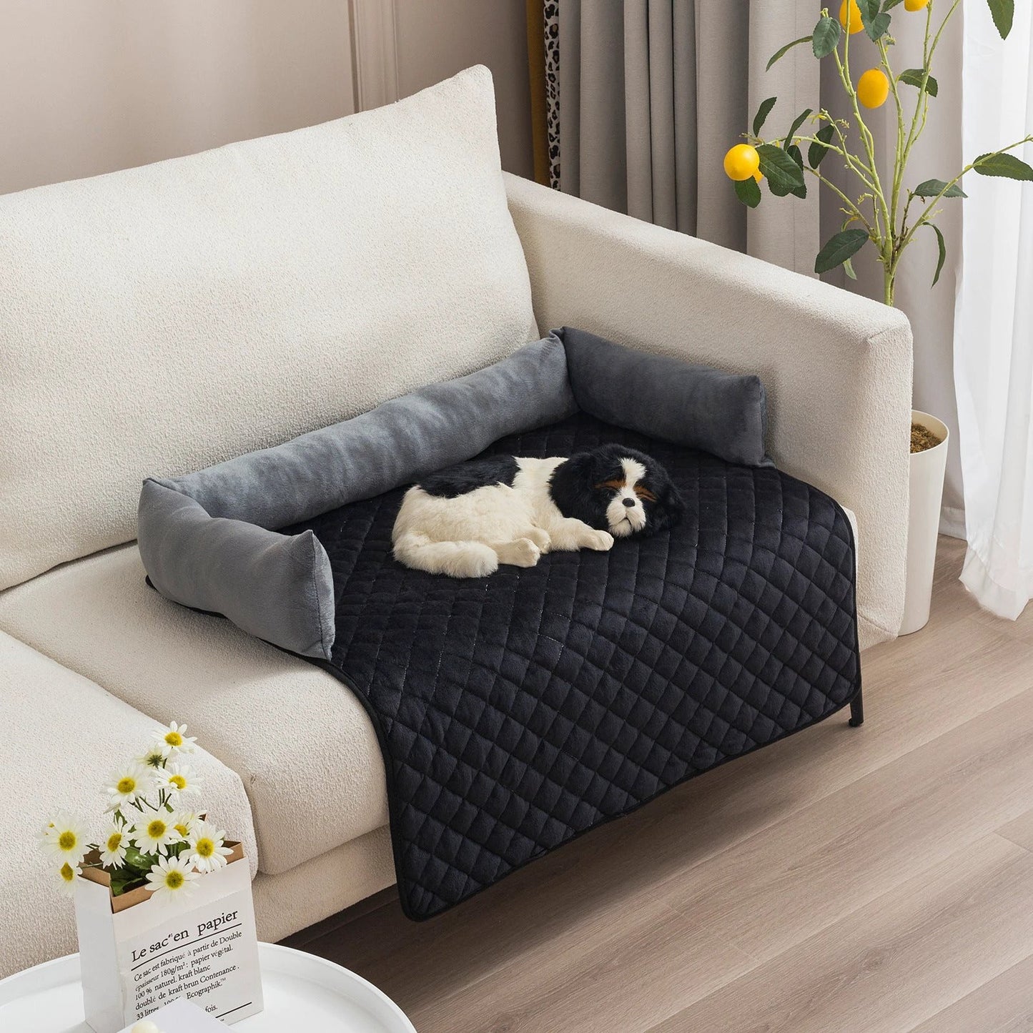 Pet Dog Sofa Bed Dog Beds For Large Dogs Cushion Warm Cat Beds Mat Furniture Protector Dog Sofa by GJG Denim