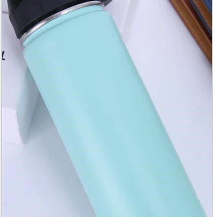 Stainless Steel Wide-mouth Outdoor Sports Vacuum Flask by GJG Denim