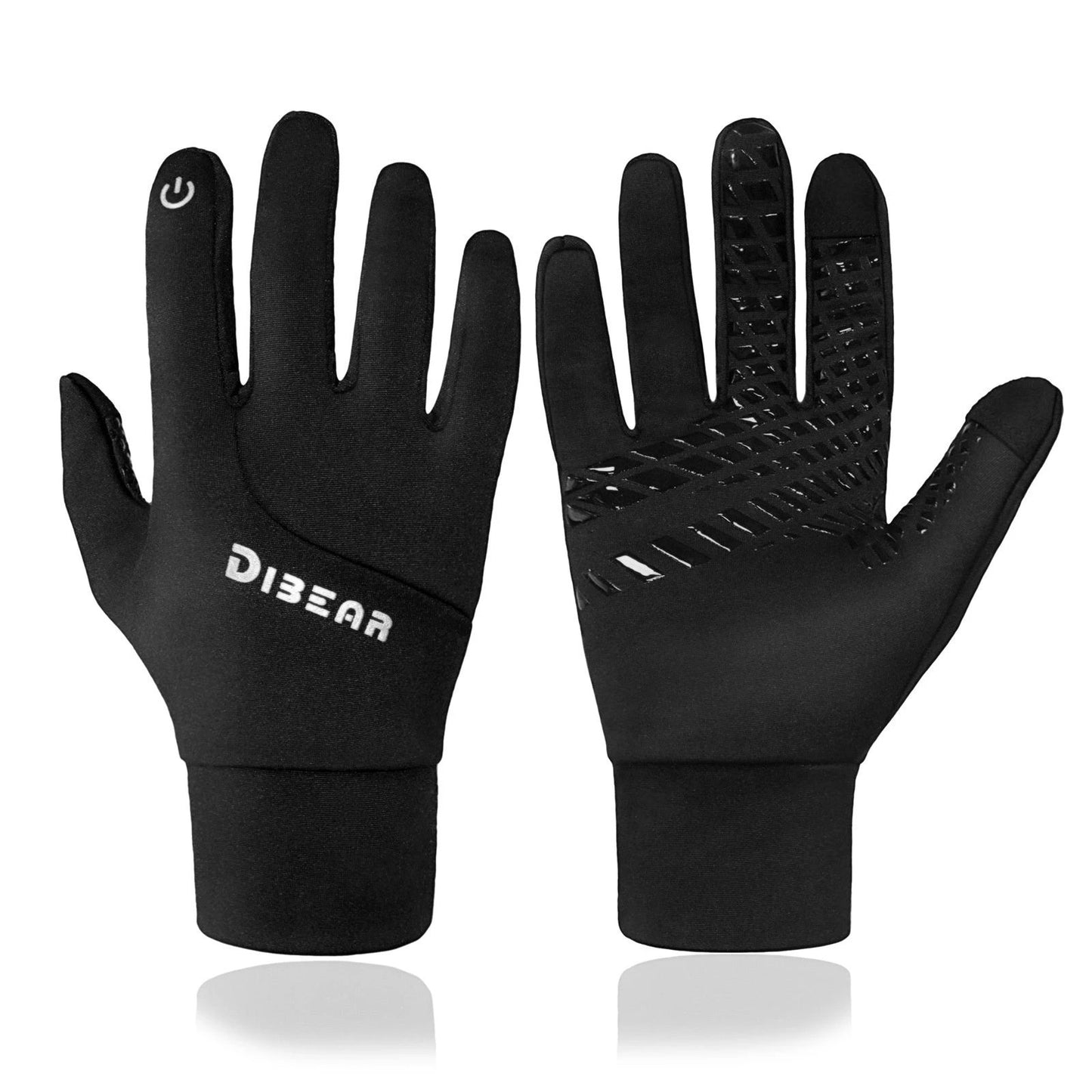 Men's Warm Keeping Anti-slip Touch Screen Gloves by GJG Denim