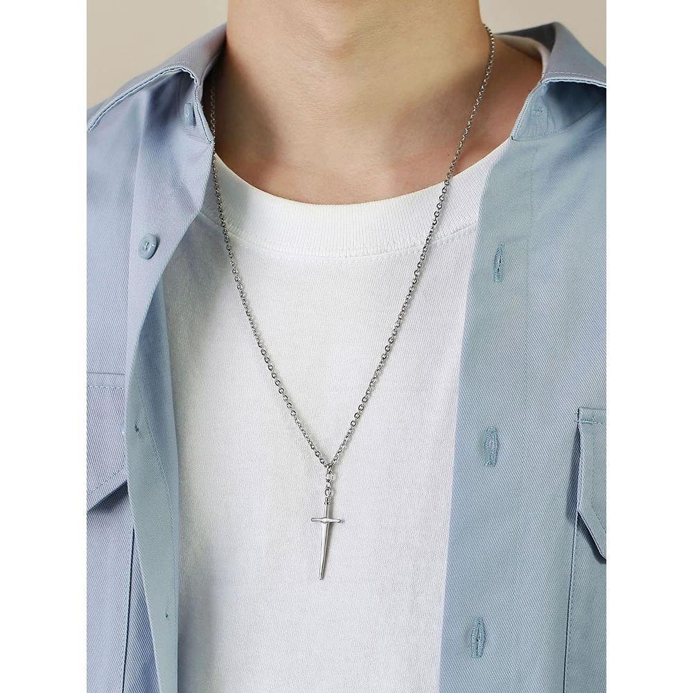 Fashion Design Necklace All-match Pendant Men by GJG Denim