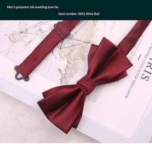 Men's Polyester Bow Tie by GJG Denim