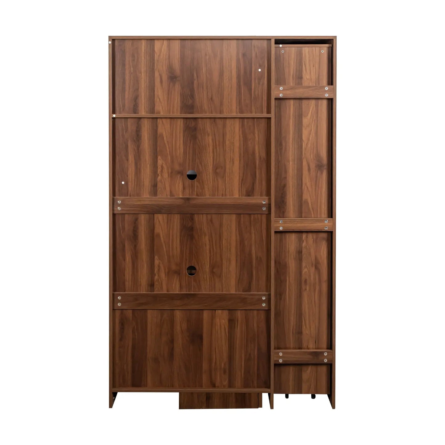 Kitchen Pantry Cabinet With Multi-functional Pull-out Multi-tier Storage Shelf,Farmhouse Storage Cabinet With 4 Doors,Pantry Organizers For Kitchen,Dining Room by GJG Denim