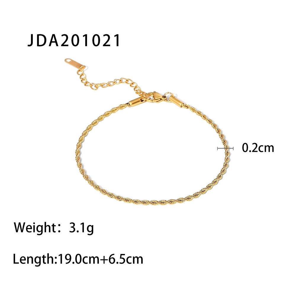 Fashion Stainless Steel Anklets Ornament by GJG Denim