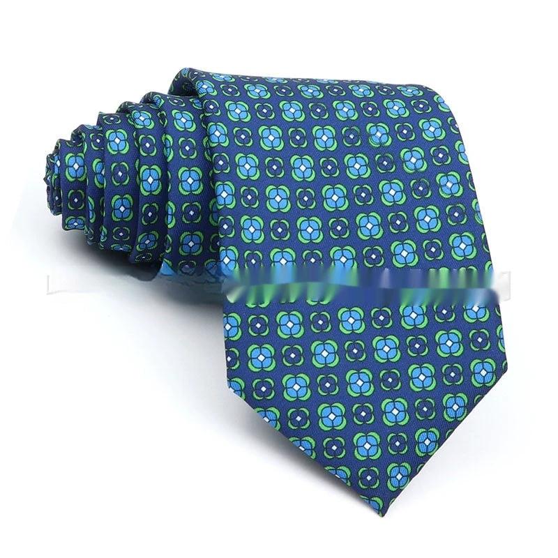 Business Polyester Men's Printed Tie by GJG Denim