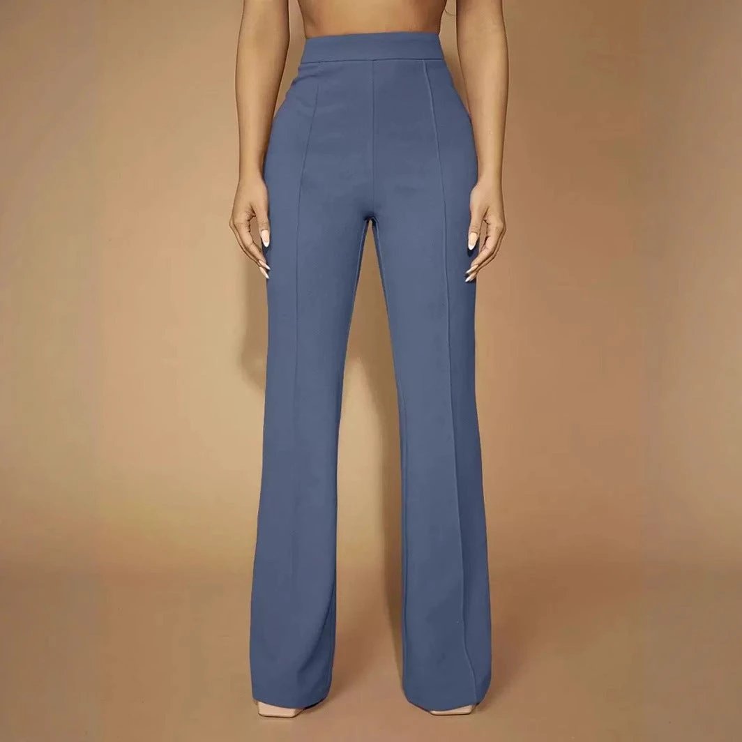 High Waist All-matching Fashion Business Commute Fall Women's Clothing Casual Business Pants Trousers by GJG Denim