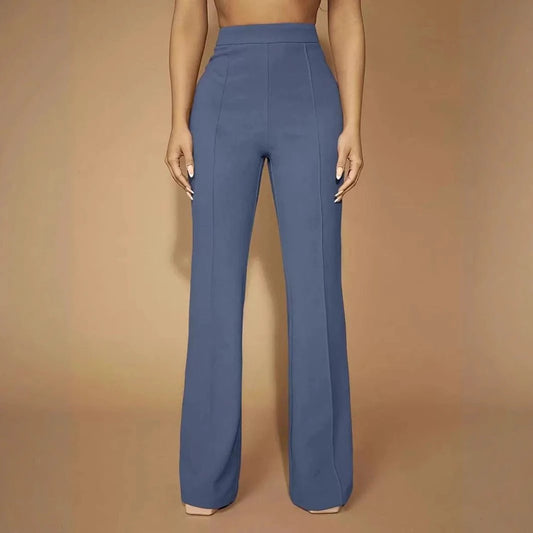 High Waist All-matching Fashion Business Commute Fall Women's Clothing Casual Business Pants Trousers by GJG Denim