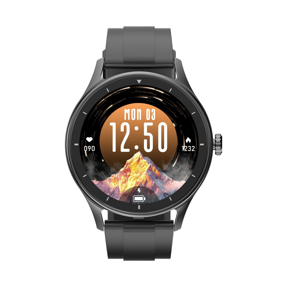 Stainless Steel Polished Dual-Strap Bluetooth Call Sports Watch For Men by GJG Denim