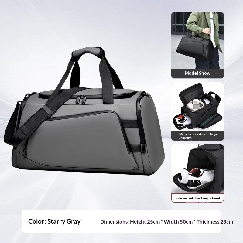 Men's Casual Lightweight Travel Tote Bag by GJG Denim