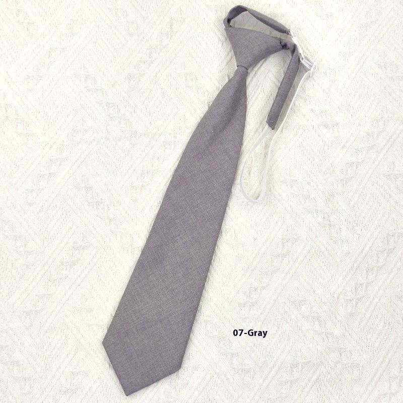 Solid Color Tie For Men by GJG Denim