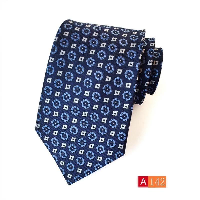 Men's Casual Formal Wear Polyester Jacquard Tie by GJG Denim