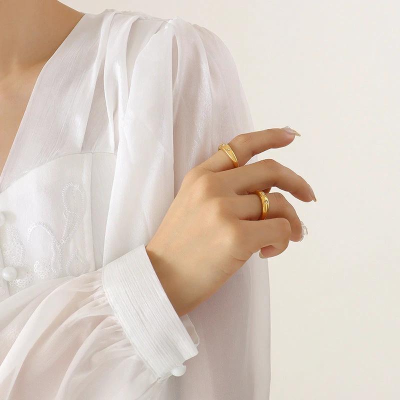 A Fashionable Minimalist Zircon-studded Ring That Wont Fade by GJG Denim