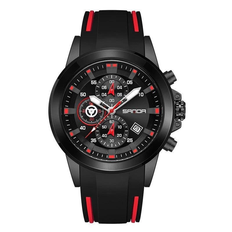 Men's Calendar Business Quartz Watch by GJG Denim