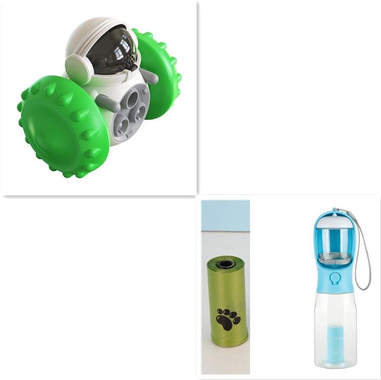 Cat And Dog Toys Slow Food Interactive Balance Car Multifunctional Fun Development Smart Pet Feeding Dog Toy Car Pets Products by GJG Denim