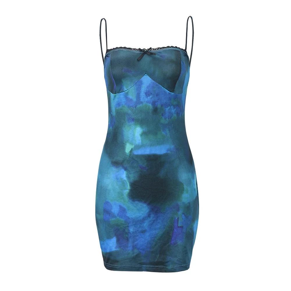 Women's Dress Sexy Lace Sling One-step Skirt by GJG Denim