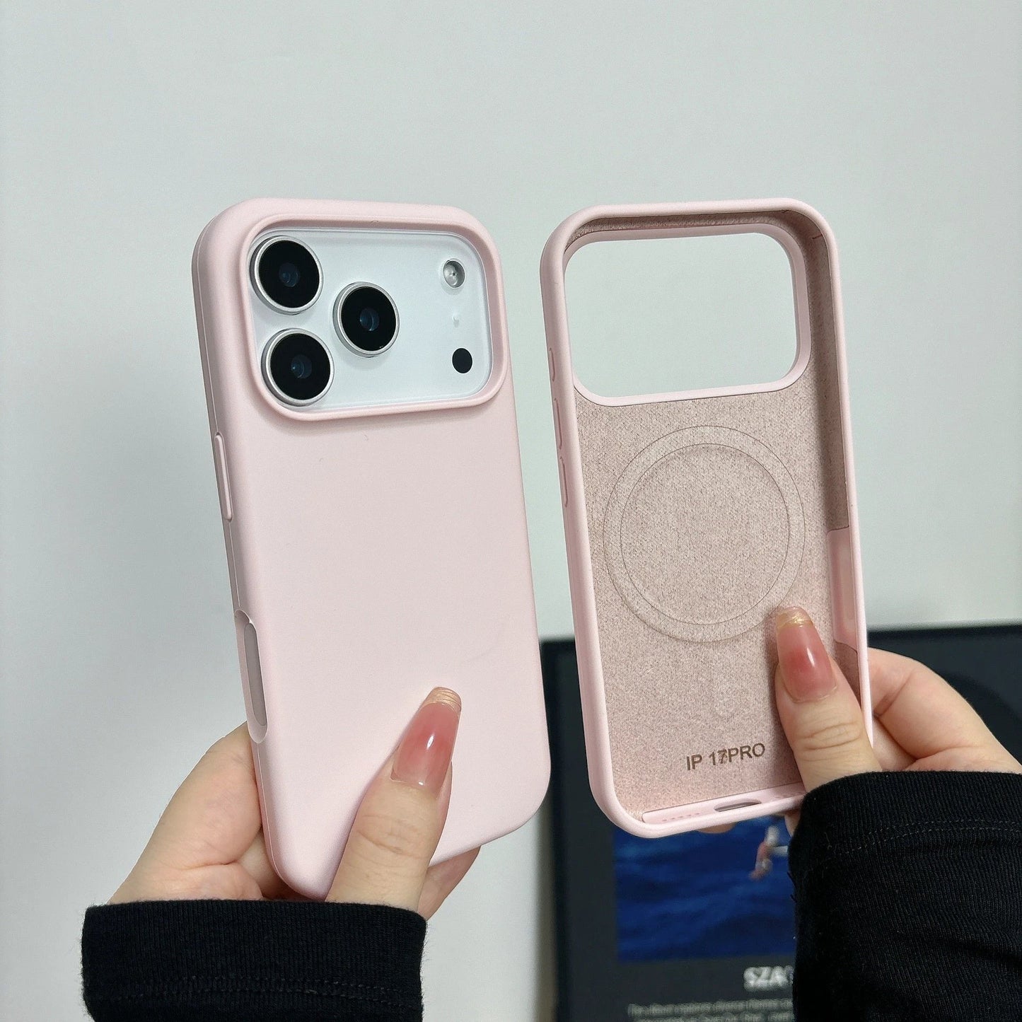 Liquid Magnetic Charge Phone Case All-inclusive Ai Button Drop-resistant by GJG Denim