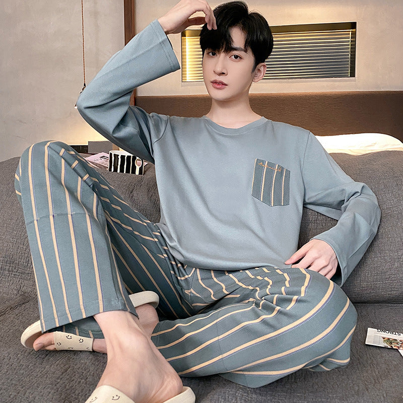 Thin Long Sleeve Loose Pajamas by GJG Denim