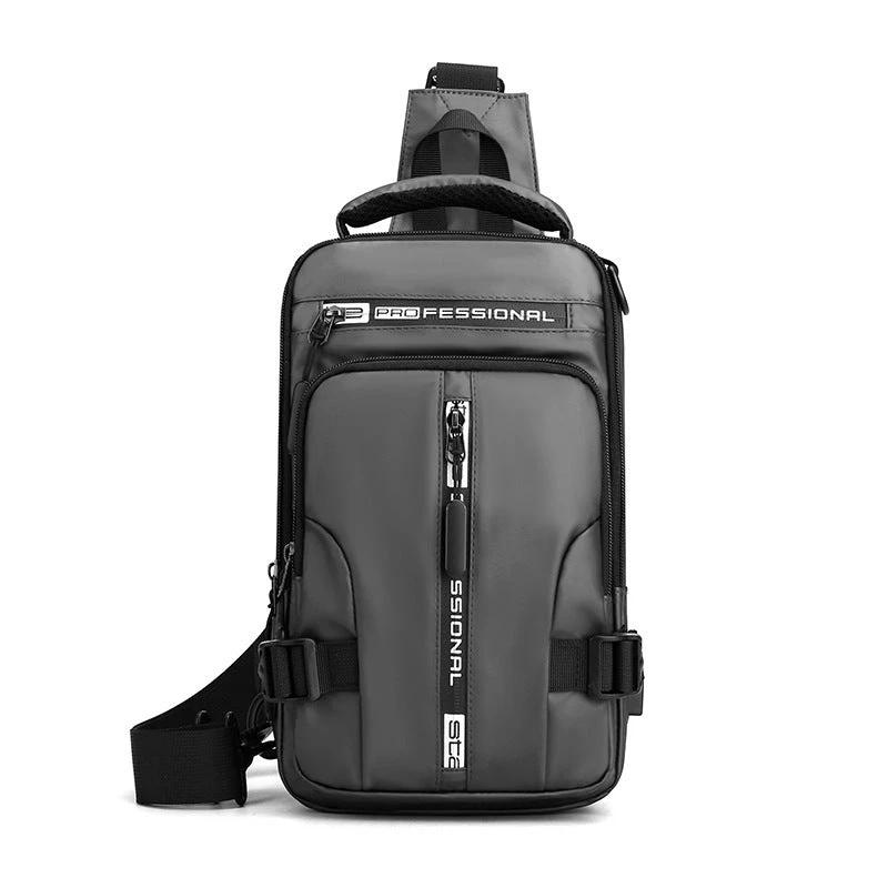 Men's Crossbody Multifunctional Backpack by GJG Denim