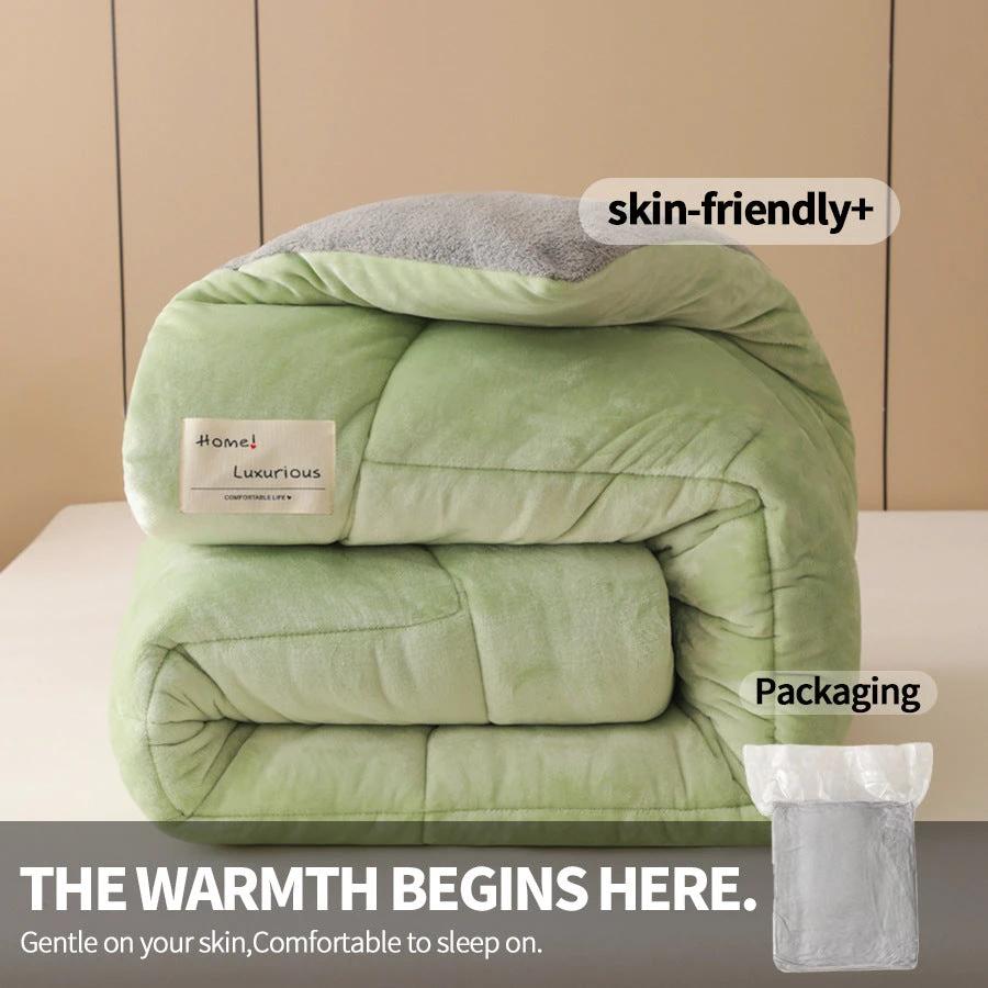 Milk Fiber Lambswool Winter Quilt Quilt Quilt Inner by GJG Denim