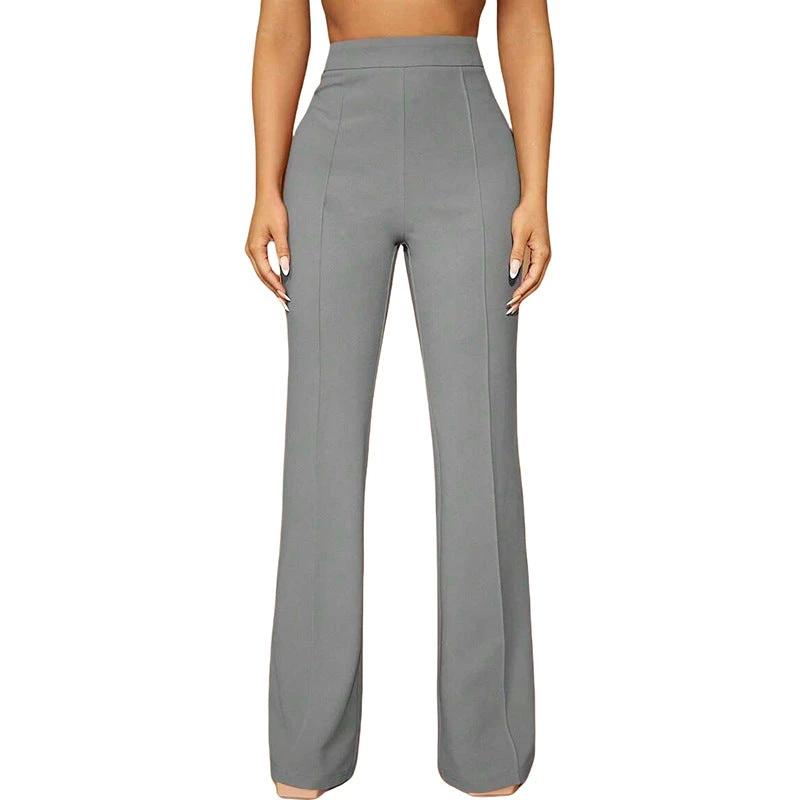 High Waist All-matching Fashion Business Commute Fall Women's Clothing Casual Business Pants Trousers by GJG Denim