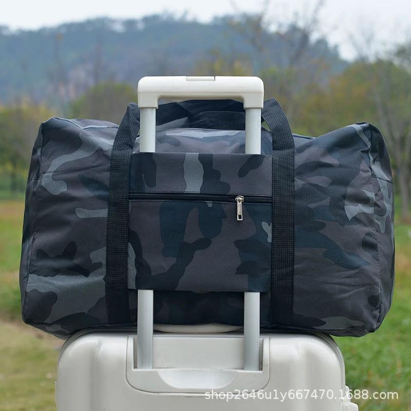 Men's Luggage Thickened Waterproof Travel Bag by GJG Denim