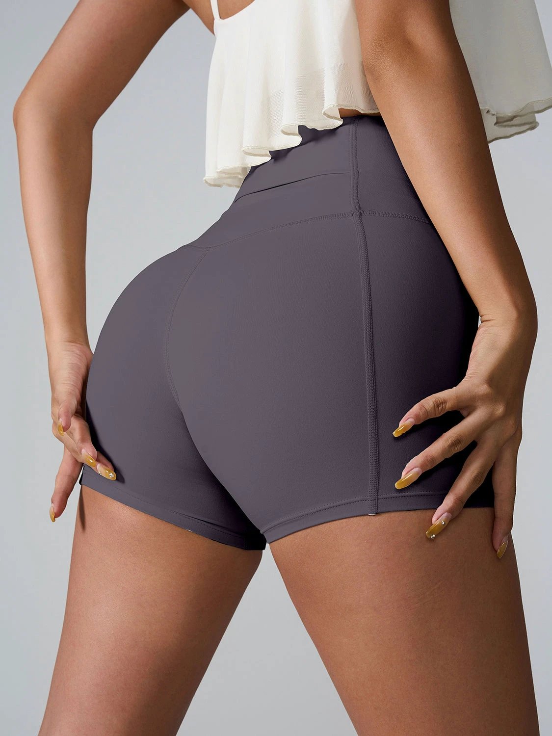 High Waist Active Shorts by Lady Ros