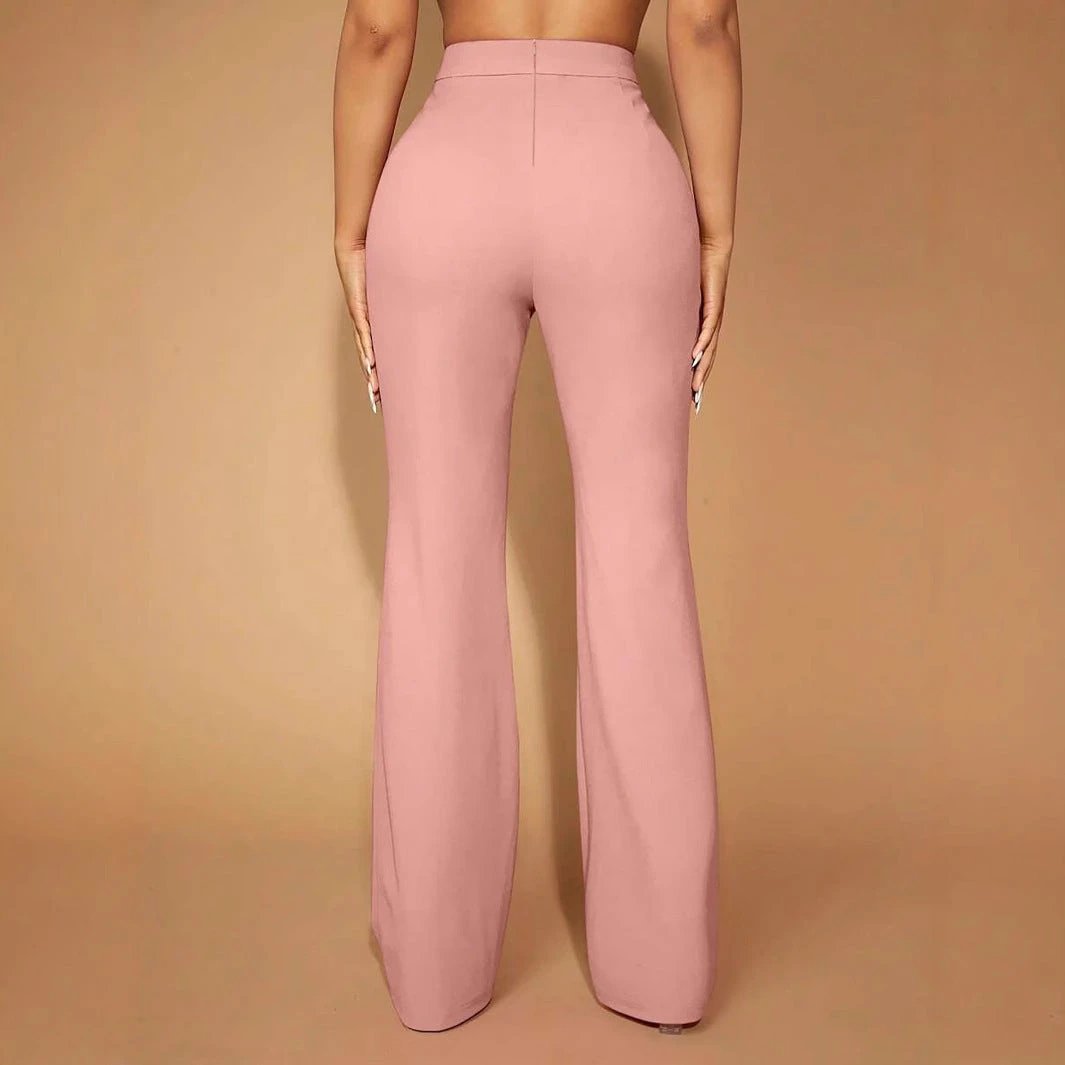 High Waist All-matching Fashion Business Commute Fall Women's Clothing Casual Business Pants Trousers by GJG Denim