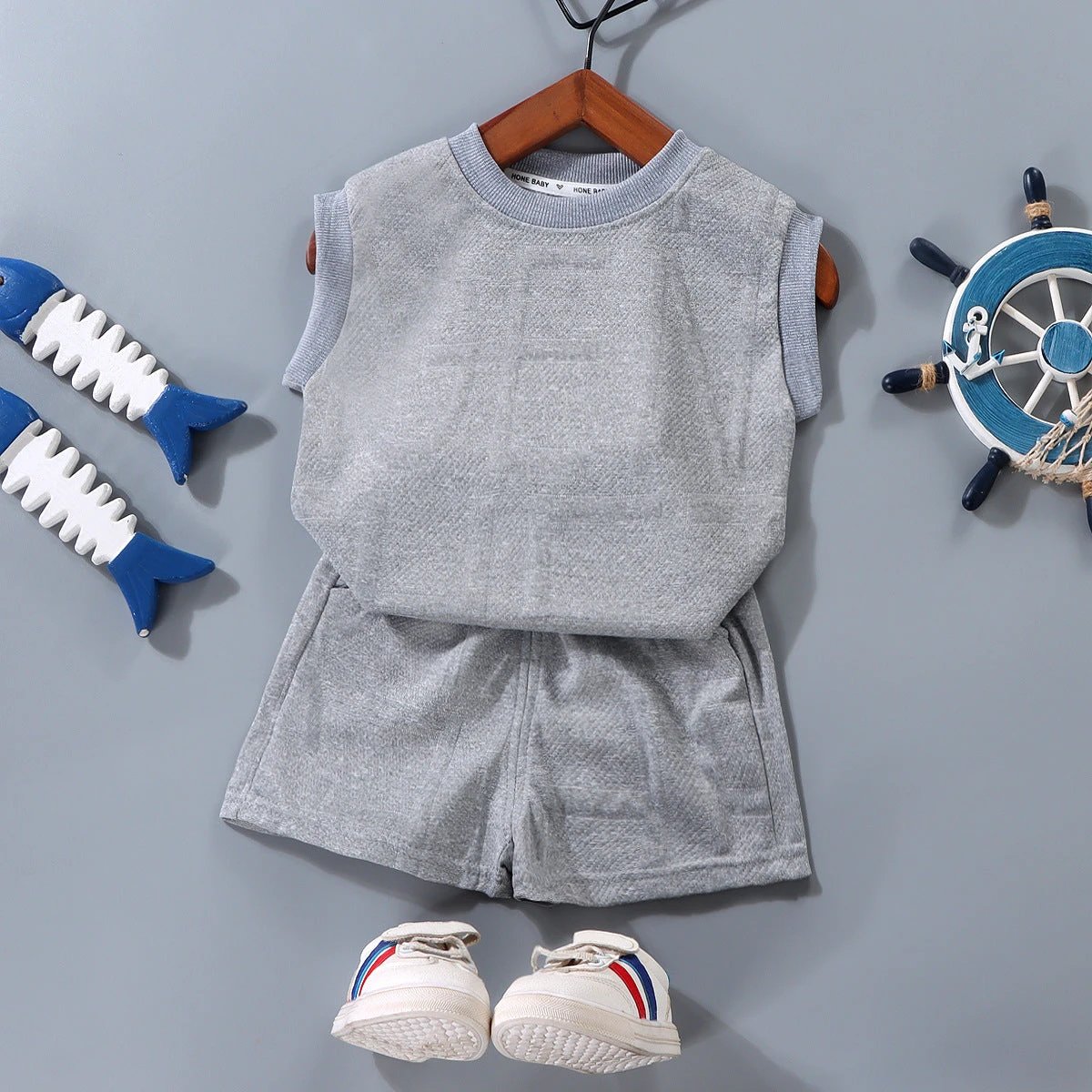 Children's Vest Suit Western Style Loose Children's Clothing by GJG Denim